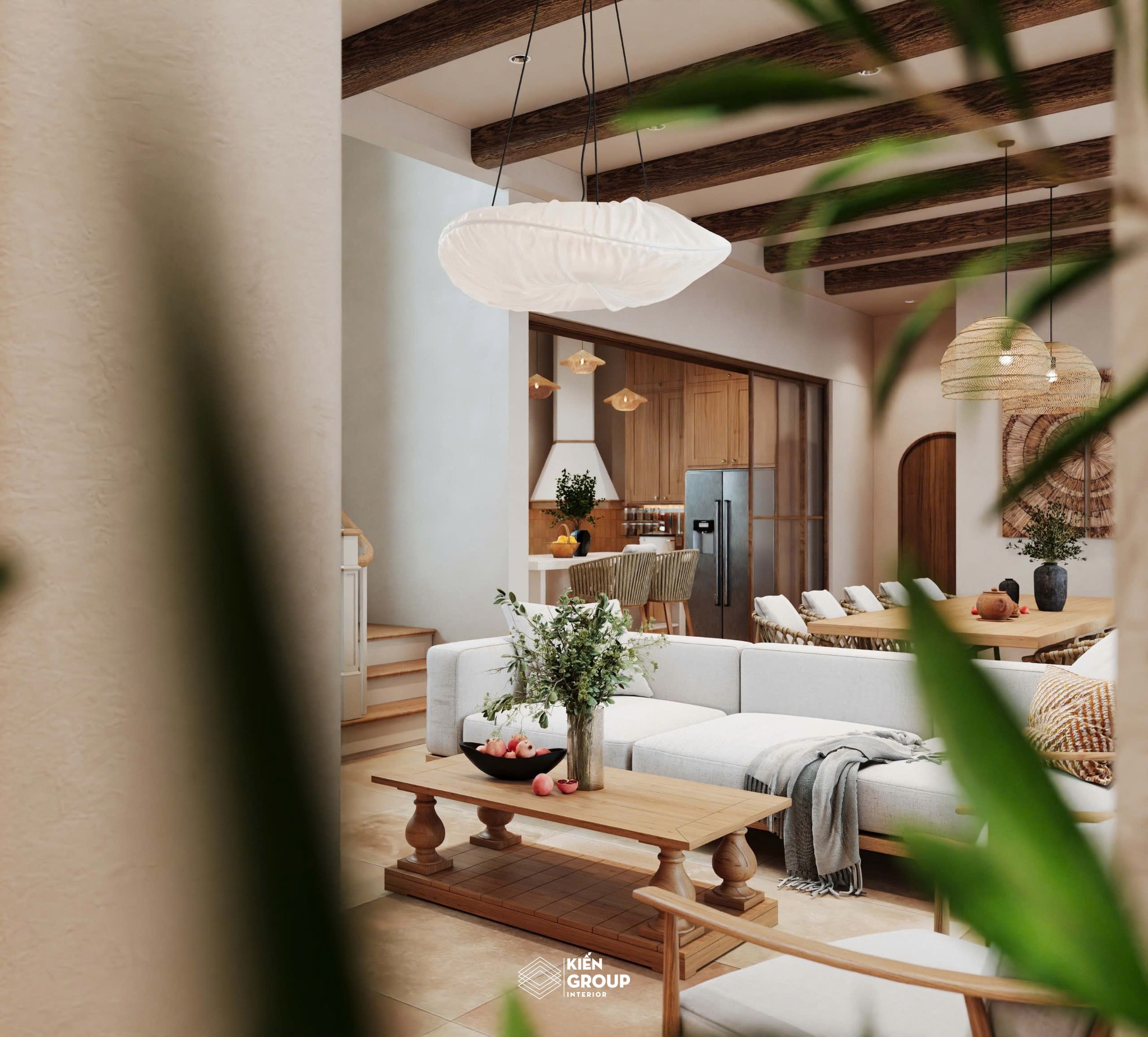 [HN] KIẾN TRÚC & NỘI THẤT BA SAO | KIM BẢNG - 2 Tầng